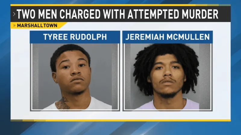 Marshalltown men charged with attempted murder after shooting at home