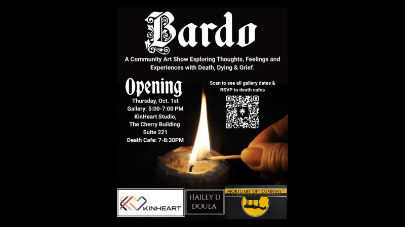 Bardo art show, death cafe series explores grief and dying in Cedar Rapids