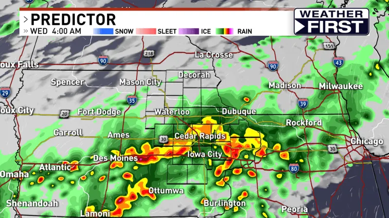 Hotter temperatures, rain return late Tuesday