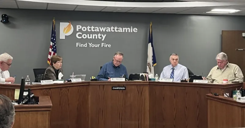 Read the agenda for Tuesday's Pottawattamie County supervisors regular meeting