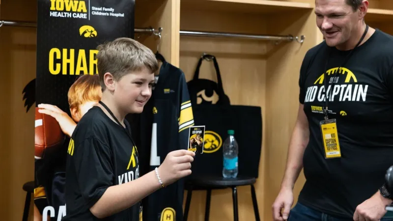 Cedar Rapids boy named Kid Captain for Cy-Hawk game