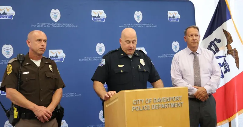 Davenport police chief releases name of officer who shot armed person last week