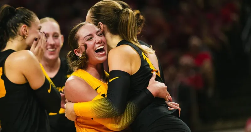 How Iowa volleyball upset Iowa State for its first win over the Cyclones in four years