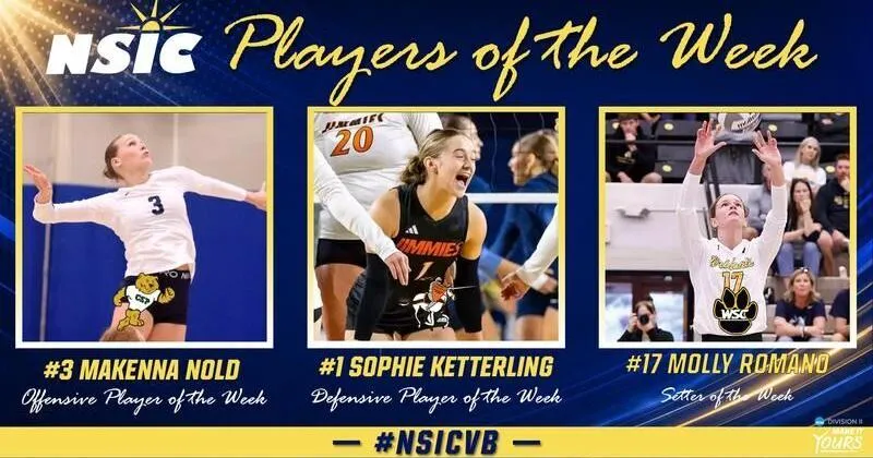 Molly Romano named NSIC volleyball setter of the week