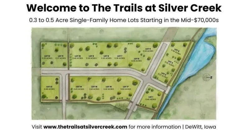 The Trails at Silver Creek, a new residential development, to hold groundbreaking Thursday in DeWitt