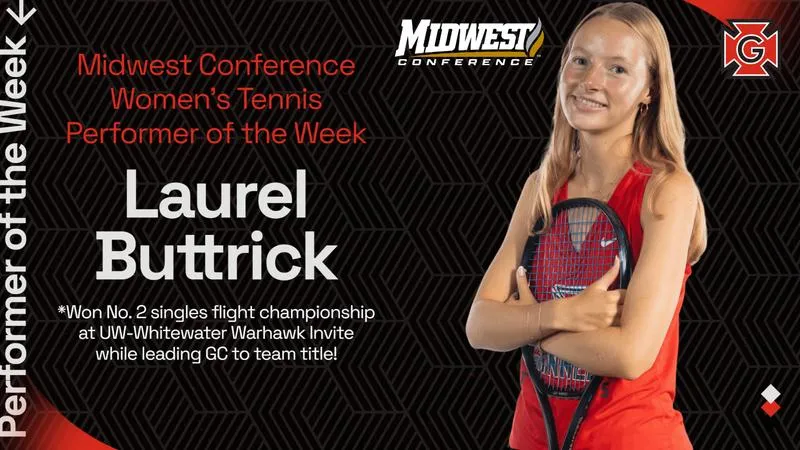 Laurel Buttrick named MWC Women's Tennis Performer of the Week