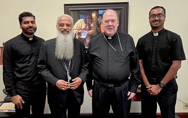 Bishop from India visits diocese