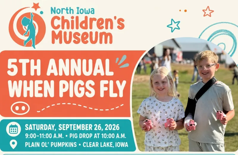 When Pigs Fly Returns to Clear Lake Sept. 26 for Children's Museum Fundraiser
