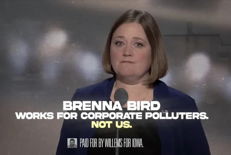 'Bullying does not work on me': Nate Willems, Democrat for Iowa AG, defends ad after ethanol company threatens to sue
