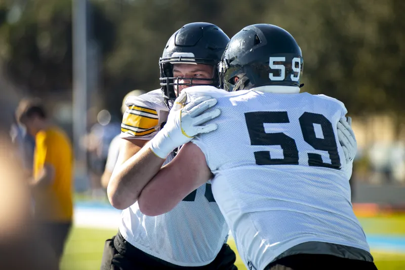 Born to be a lineman, destined to be a Hawkeye
