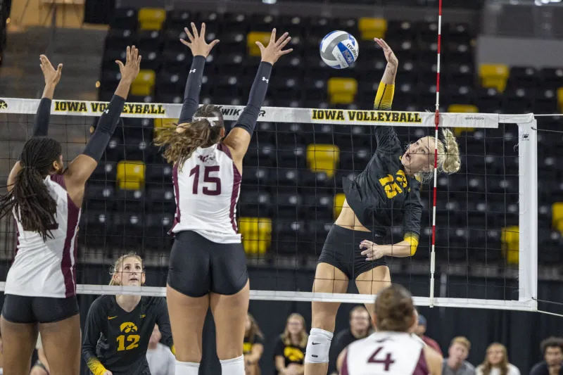 Photos: Iowa volleyball defeats Southern Illinois