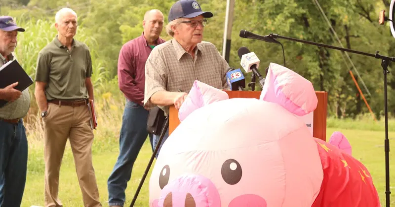 Iowa farmers argue Ashley Hinson's Save Our Bacon act would hurt small producers