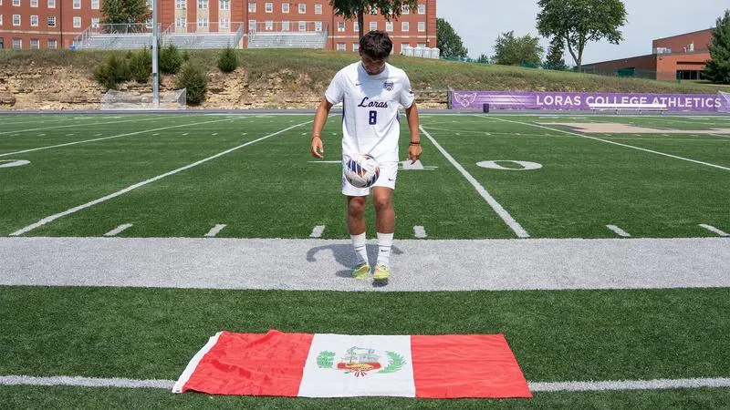 Far From Home, Silva Finds Family at Loras