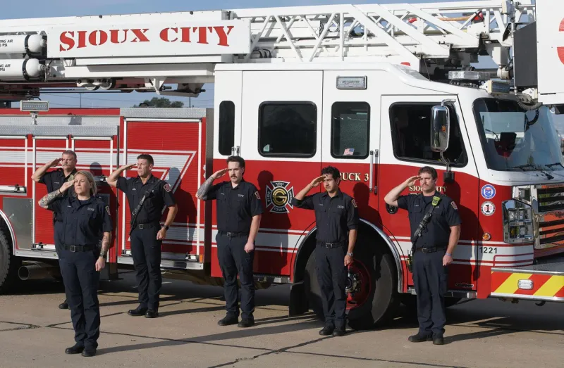 Sioux City firefighters remember 9/11
