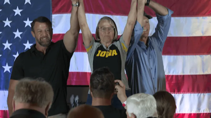 DHS Secretary Mullin, Florida Sen. Scott backs Rep. Miller-Meeks at Cy-Hawk tailgate