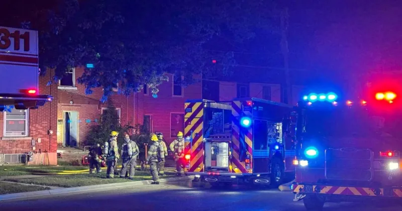 Waterloo firefighters knock down fire in unoccupied apartment