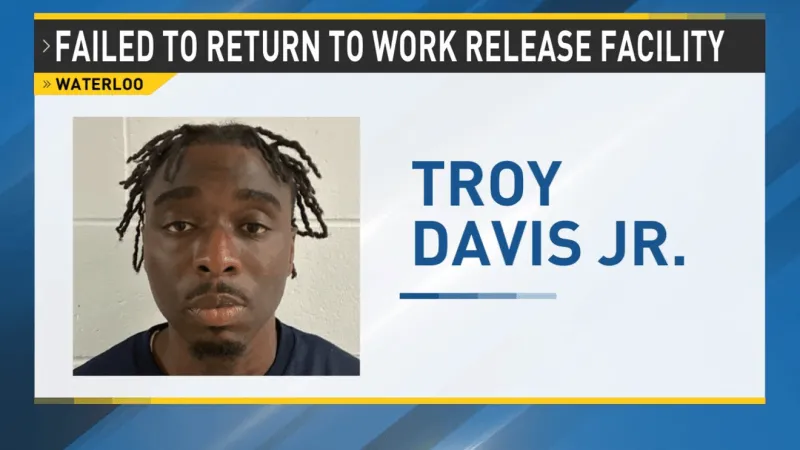 Waterloo work release inmate sought after failing to return