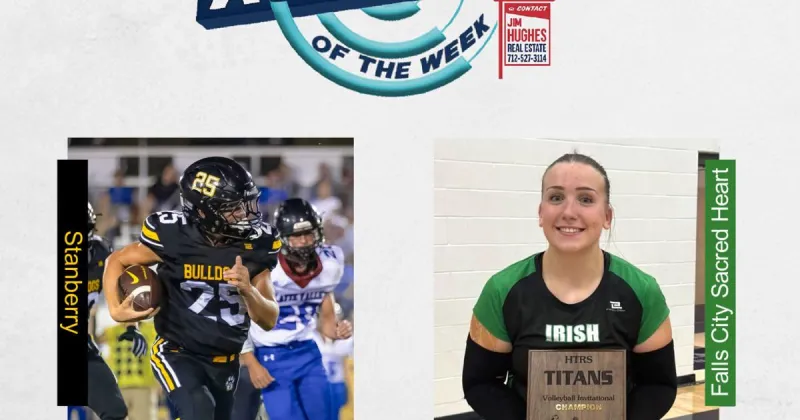 2026-27 JHRE KMAland Athlete of the Week (Week 3): Hallie Jones & Pax Schieber