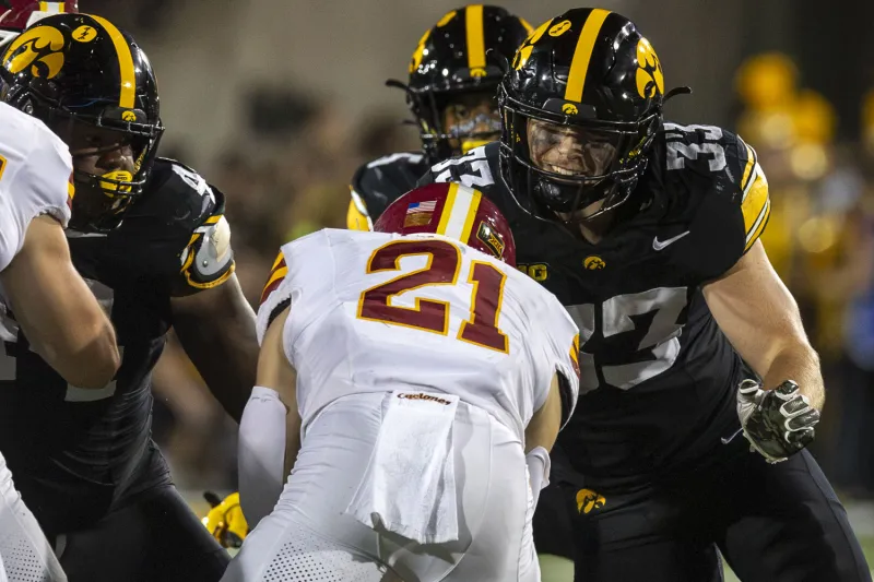 Cam Buffington shines in Iowa's win over rival Iowa State