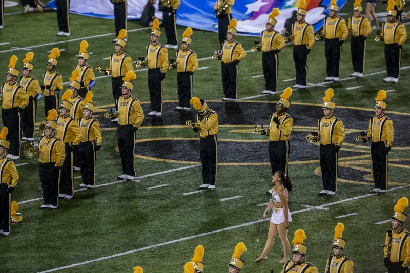 Derek Phillips honored by Hawkeye Marching Band