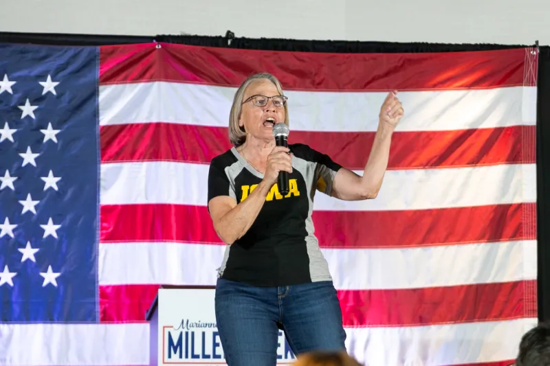 Miller-Meeks tailgate draws Iowa candidates and leaders