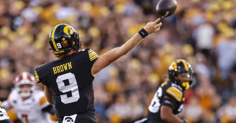 Hank Brown played every CyHawk snap. Iowa still isn't naming a starting QB