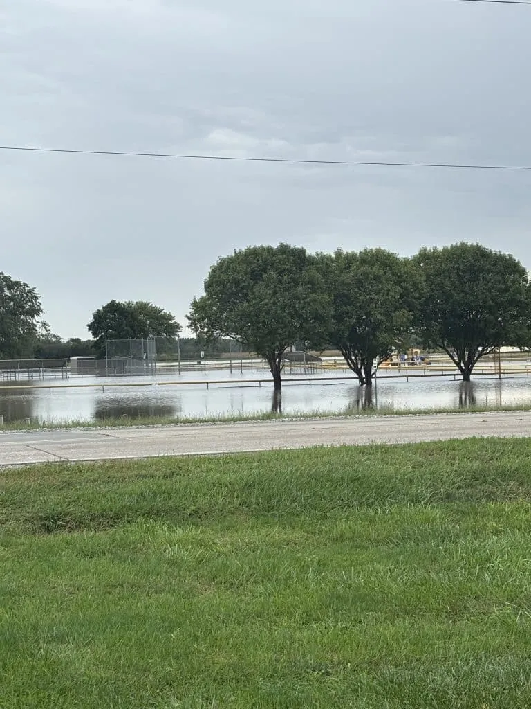 Torrential Rains Cause Flooding Around KJAN Studio and Atlantic Little League Complex