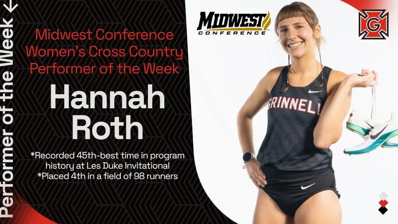 Hannah Roth claims MWC Women's Cross Country Performer of the Week honor
