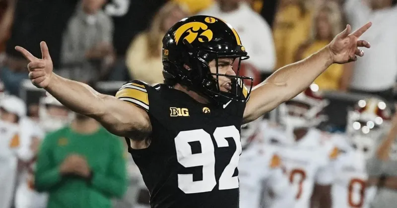 Caden Buhr's Iowa teammates gave him a nickname. What do the Hawkeyes call the CyHawk Hero?