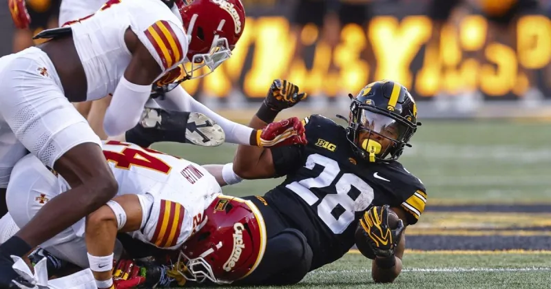 Could DJ Vonnahme miss Iowa's UNI matchup? Here's the latest on injured Hawkeyes