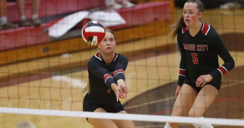 High School Volleyball: Mason City taken down by Marshalltown