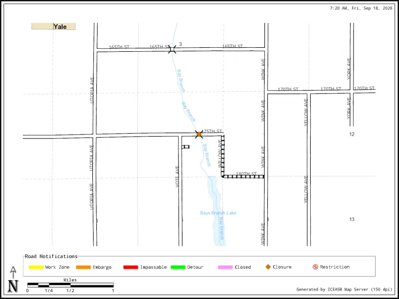Guthrie County Road Closure