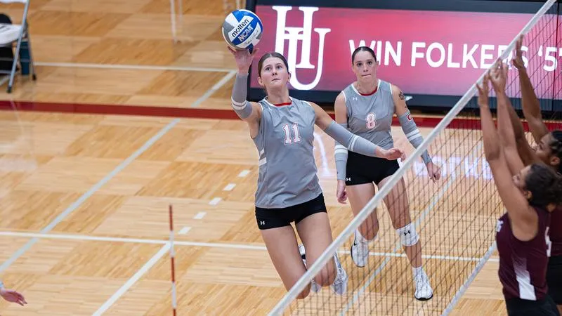 Central wins twice at Wheaton volleyball invitational