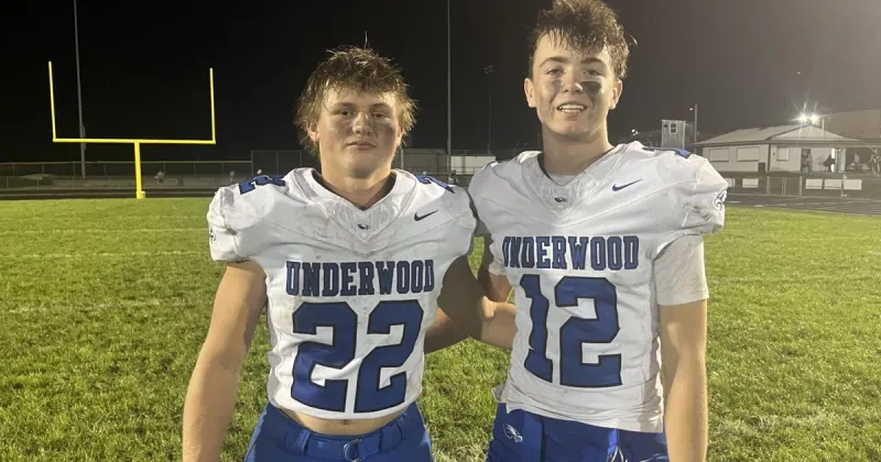 Underwood uses strong rush game to open District play with a road victory