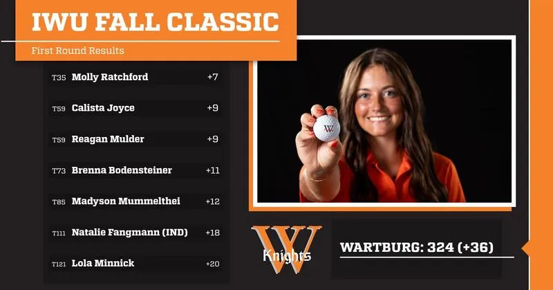 Wartburg Women's Golf Wrap Up Day 1 at The IWU Fall Classic