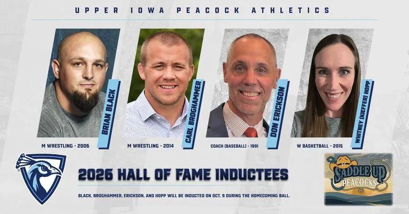 Quartet of Peacocks to be Inducted into Athletics Hall of Fame