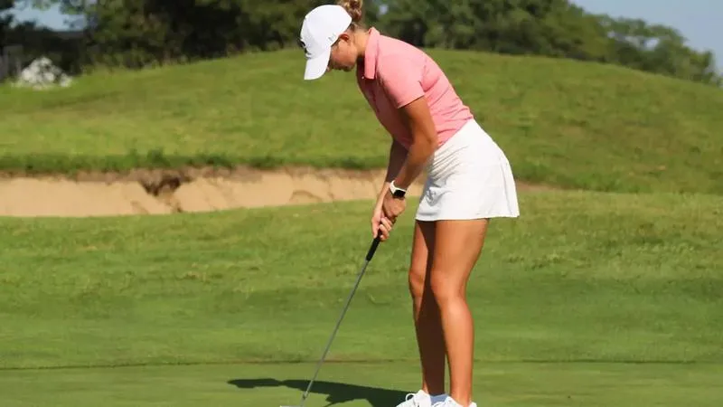Another top 10 women's golf finish for Central's Pfantz