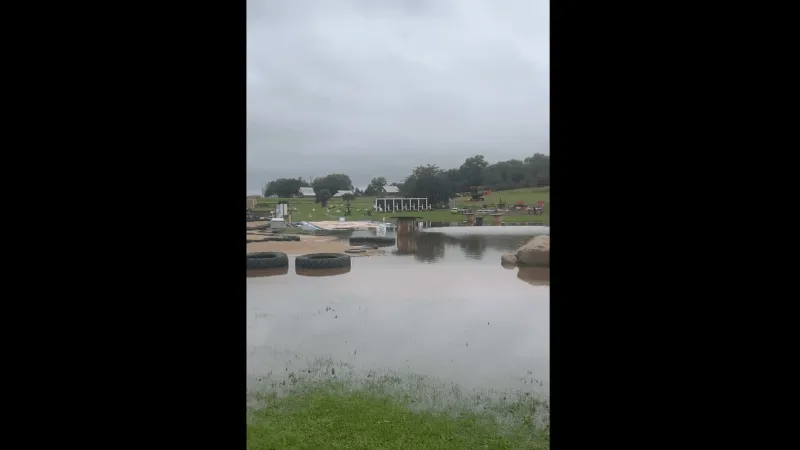 Bass Farms closes attractions due to flooding, still selling pumpkins and mums for Fall