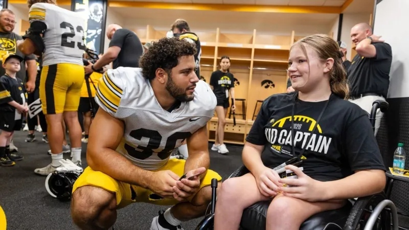 Fort Dodge girl named honorary Kid Captain for Iowa-Michigan game