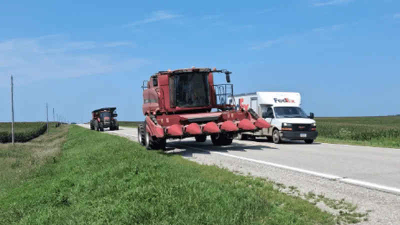 ISU Extension urges drivers to share the road during harvest season