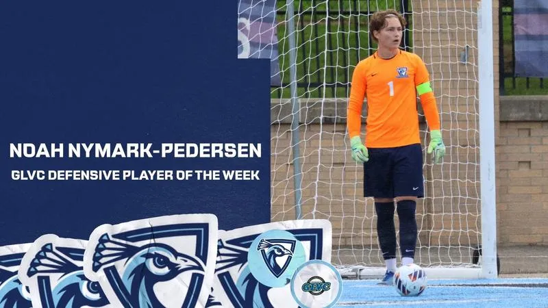 Nymark-Pedersen earns program's first GLVC weekly honor