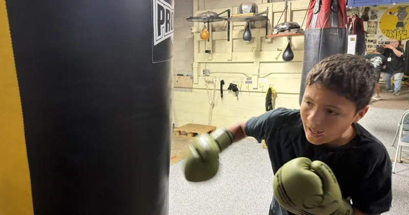 Watch as 12-year-old Aydyn Correa trains at the Alley Cat Gym in Moline