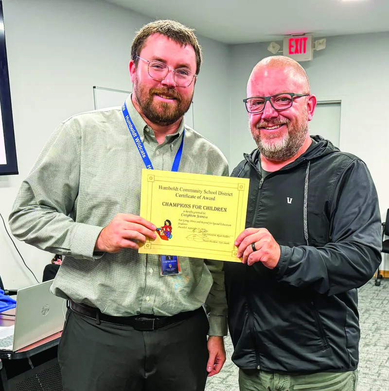 Humboldt school board hears report from Taft and Mease administrators