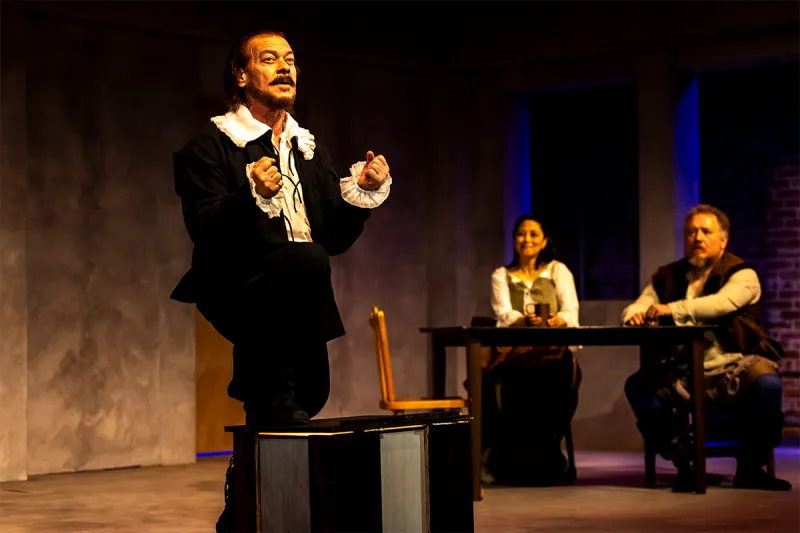 Review: A world premiere, 'I, Will' from Riverside Theatre gives Shakespeare a taste of his own medicine