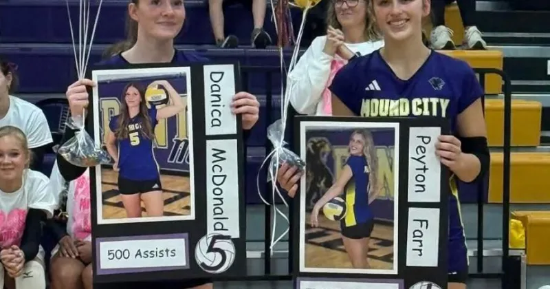 KMAland Volleyball (9/24): Mound City's McDonald, Farr reach milestones, Clarinda gets big Hawkeye Ten win