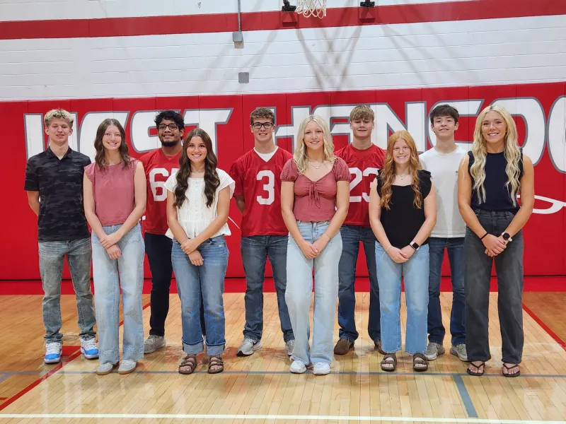 West Hancock Homecoming King & Queen candidates