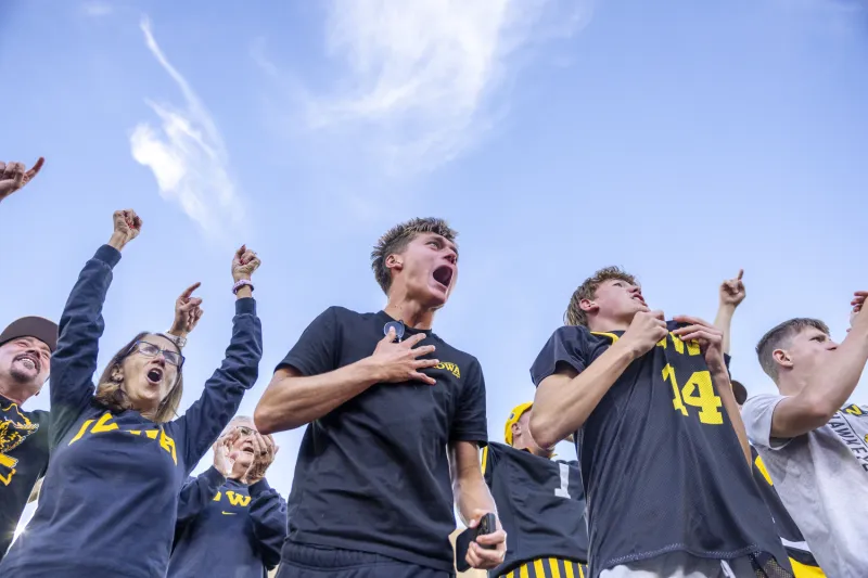 Photos: With last-second touchdown, No. 17 Iowa beats No. 18 Michigan 20-19
