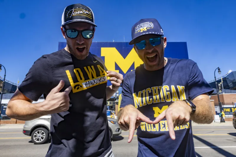Photos: Iowa, Michigan fans tailgate ahead of Iowa Michigan game