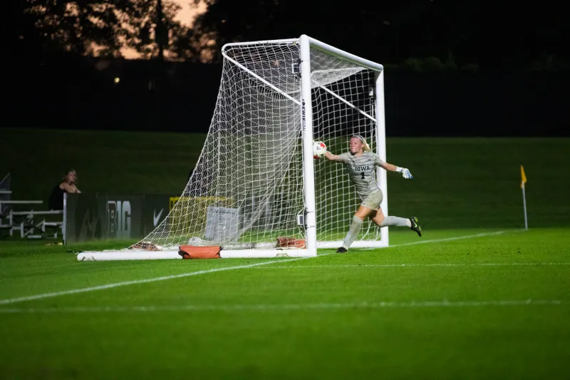 Iowa soccer first-year Galt shows maturity early in a key role