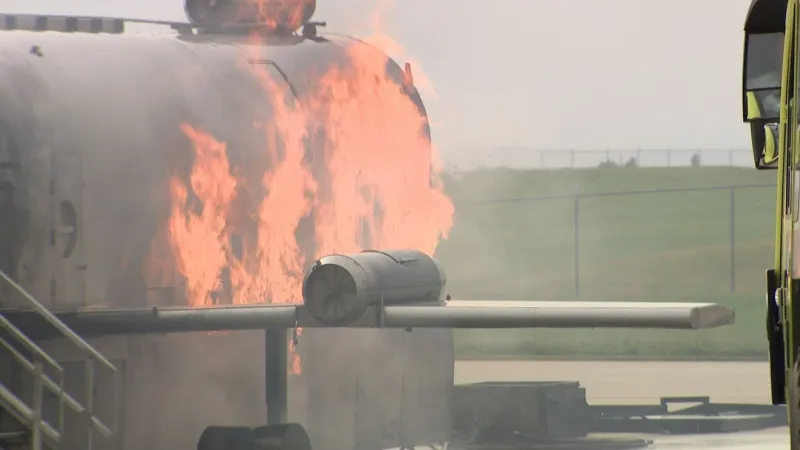 Eastern Iowa Airport turns into disaster scene for major emergency drill
